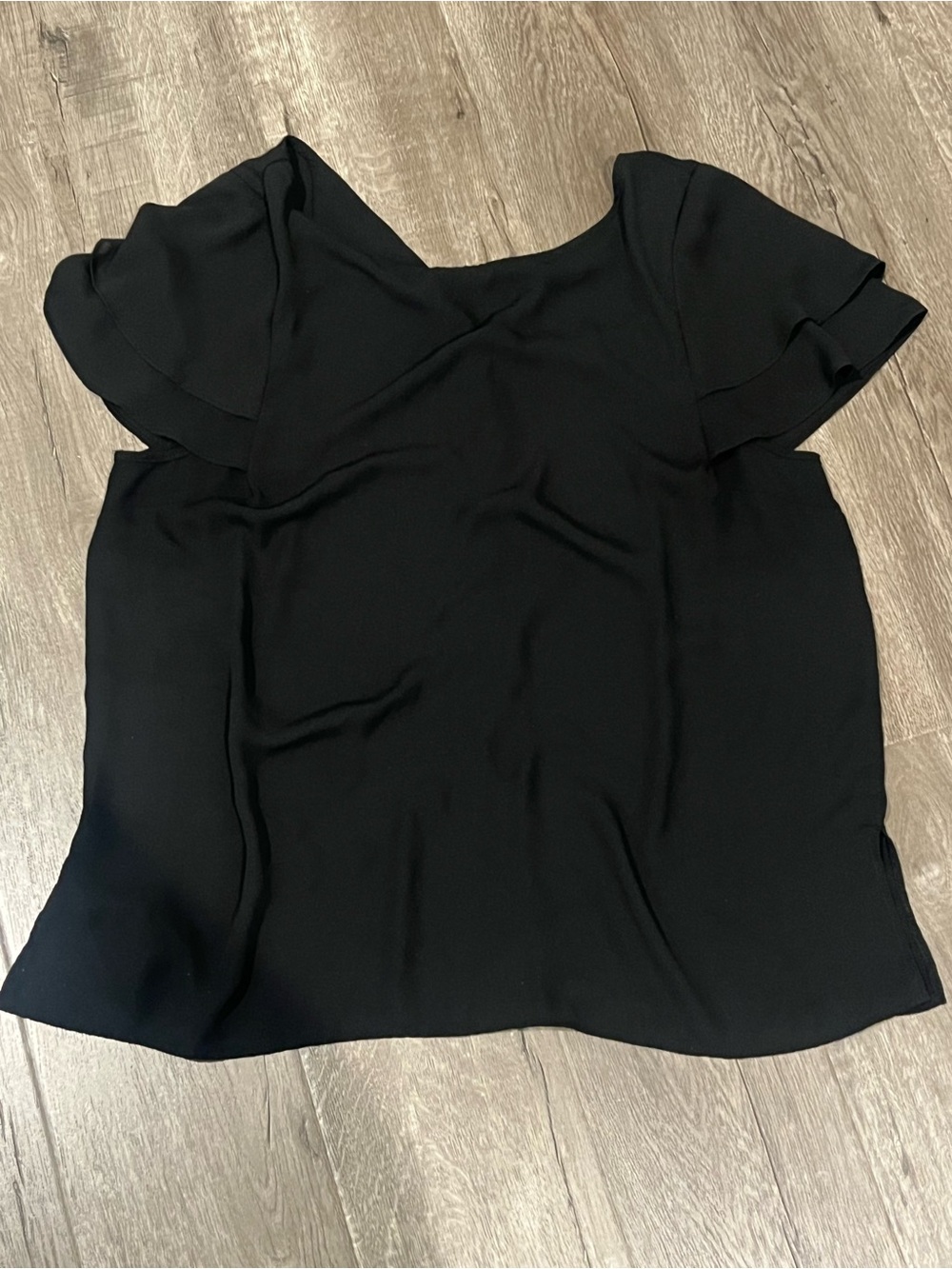 Banana Republic Black Short Sleeve Blouse